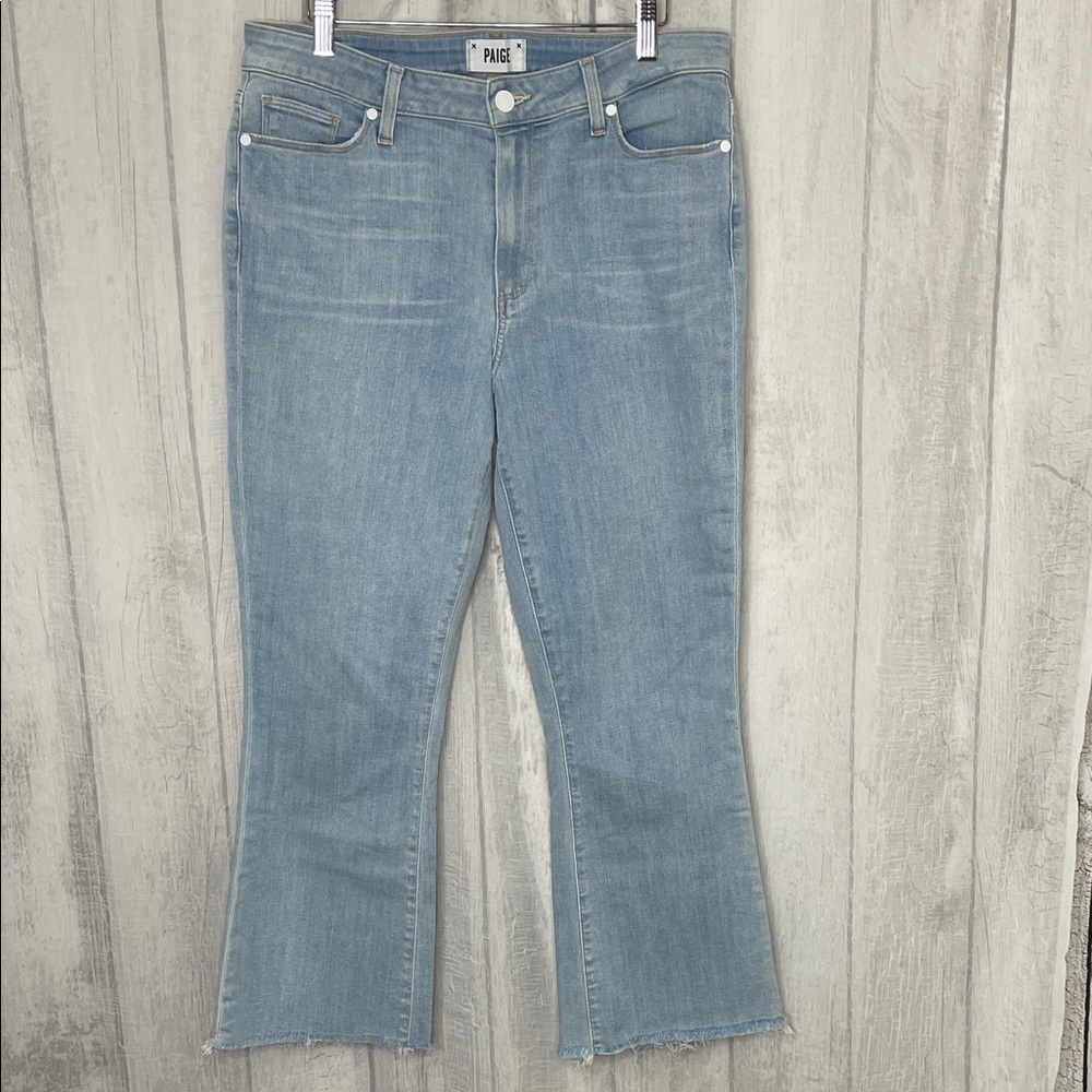 PAIGE Sky Blue Flare Women's Jeans